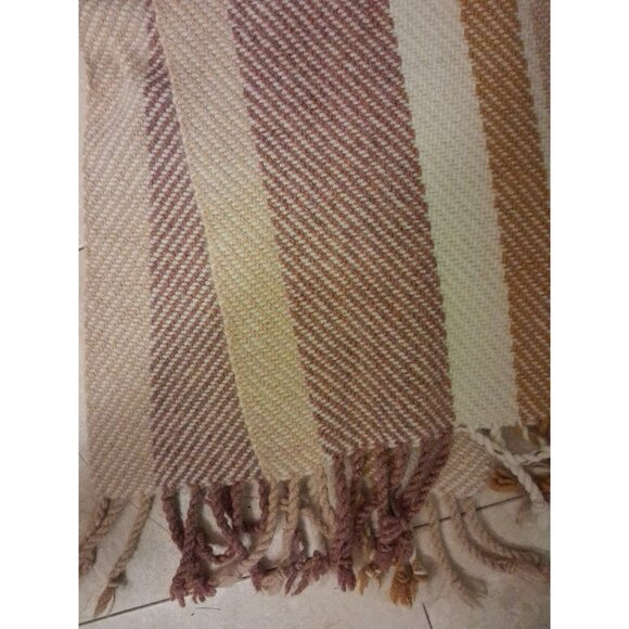 Hand Woven Nova Scotia Lunenberg Wool Scarf - Picture 3 of 5